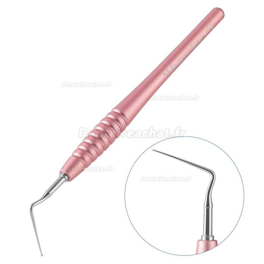 Extracteur de gutta-percha (GPR), Instrument manuel de retrait de gutta pour le traitement de révision